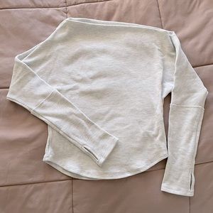 Free People Fuji Thermal Top Gray XS